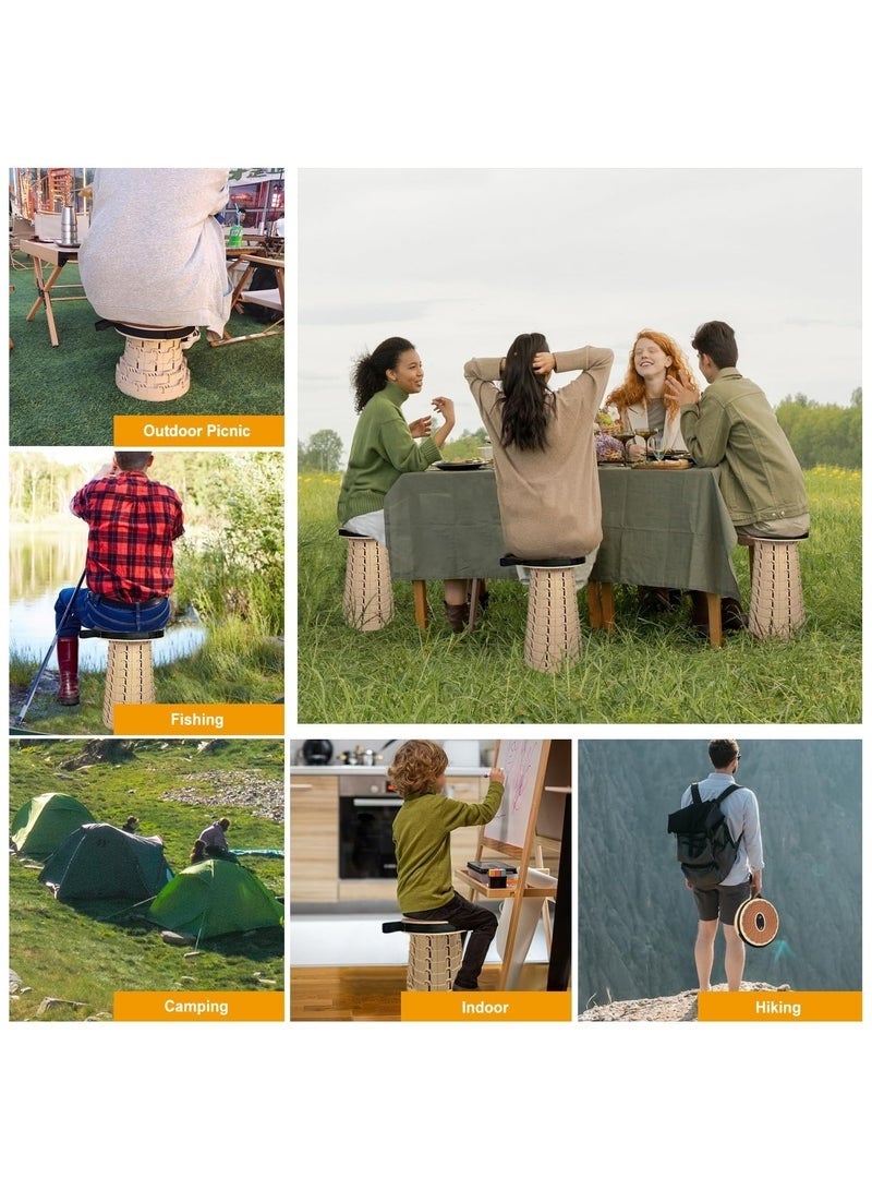 منزل الغابة كرسي قابل للطي بمتّكأة PVC ناعمة - تحمّل حتى 250 كجم، خفيف الوزن وحمّال للبالغين | مثالي للتخييم، الصيد، التنزه، الشواء - Image 2